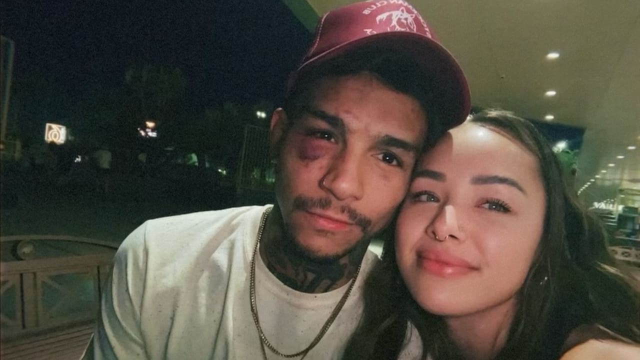 Andre Fili with his girlfriend Melissa Renee