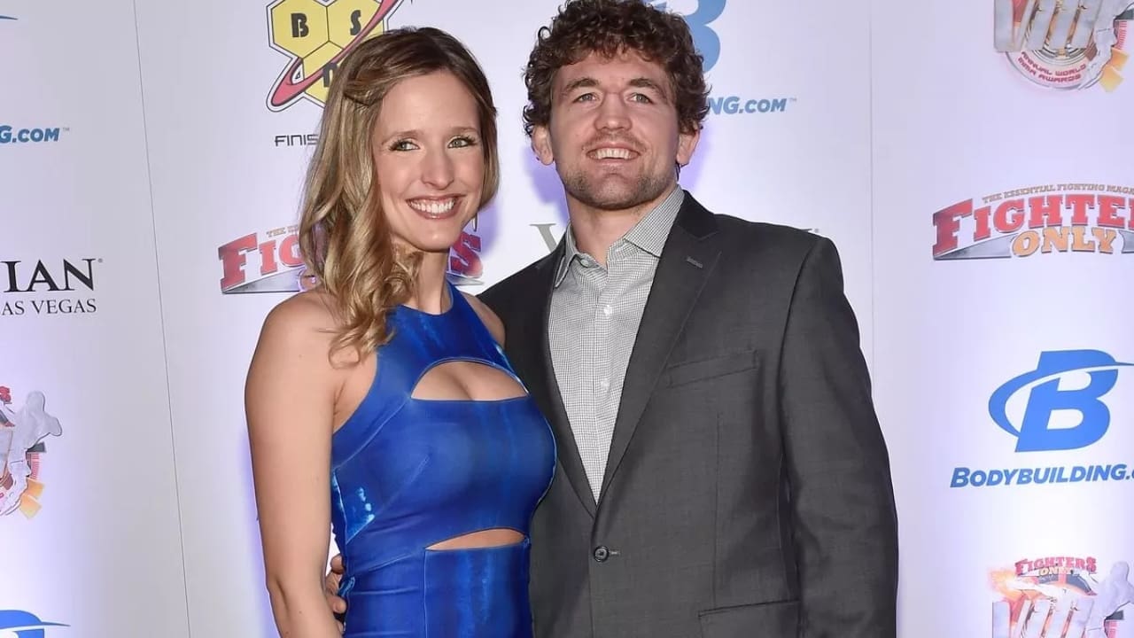 Ben Askren Net Worth in 2026: Career Overview, Wife, Records Ben Askren with his wife Amy Askren