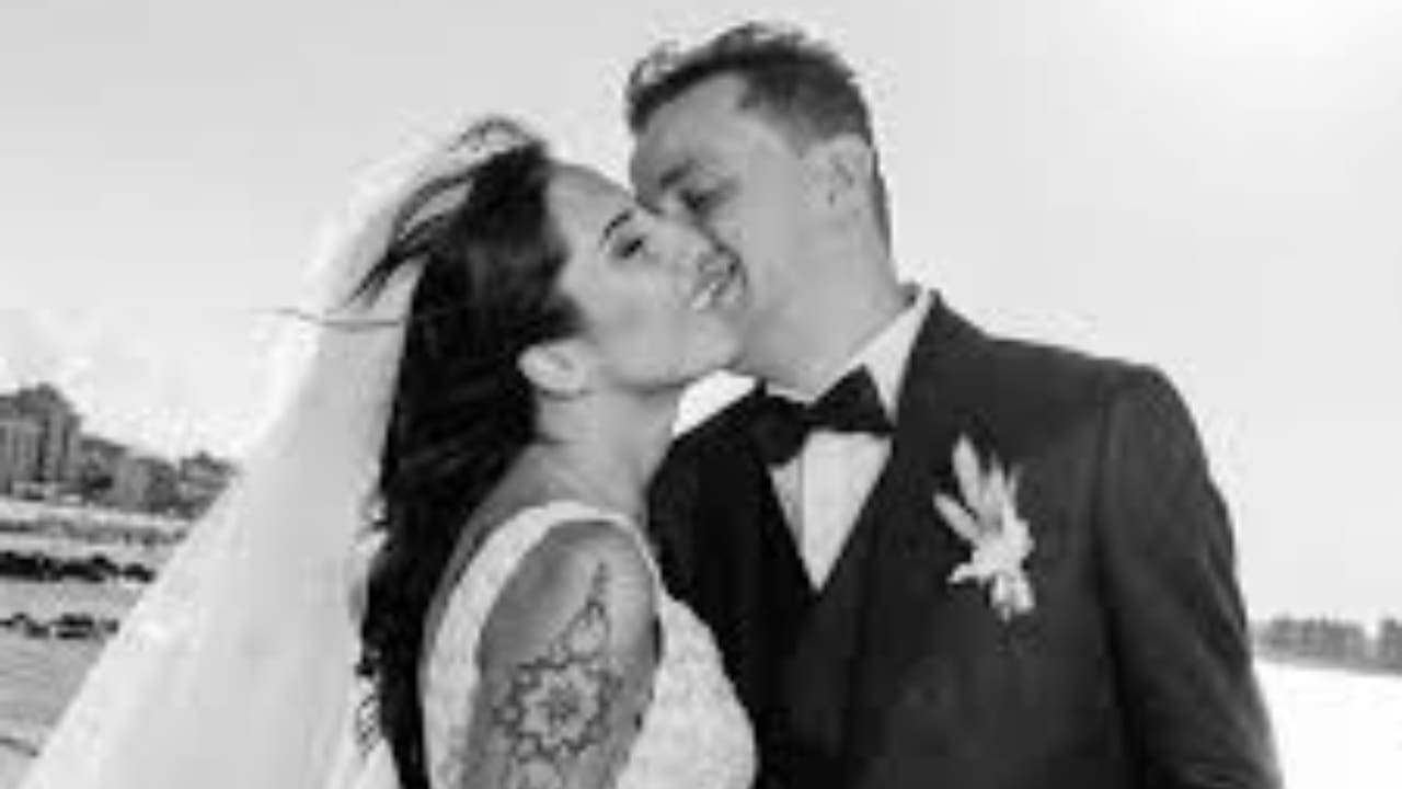 Mike Ricci with his wife Jessica Ricci