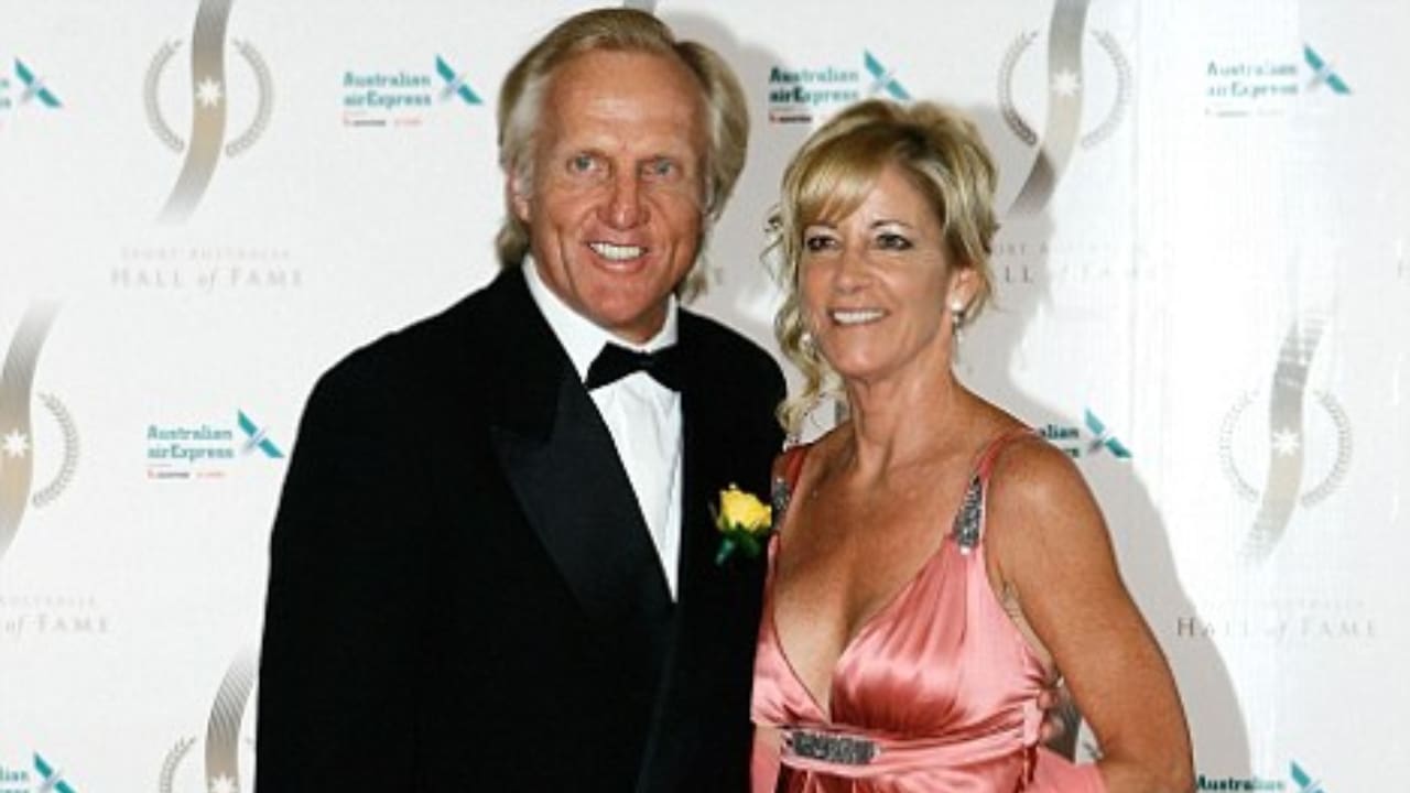 Chris Evert with his husband Greg Norman
