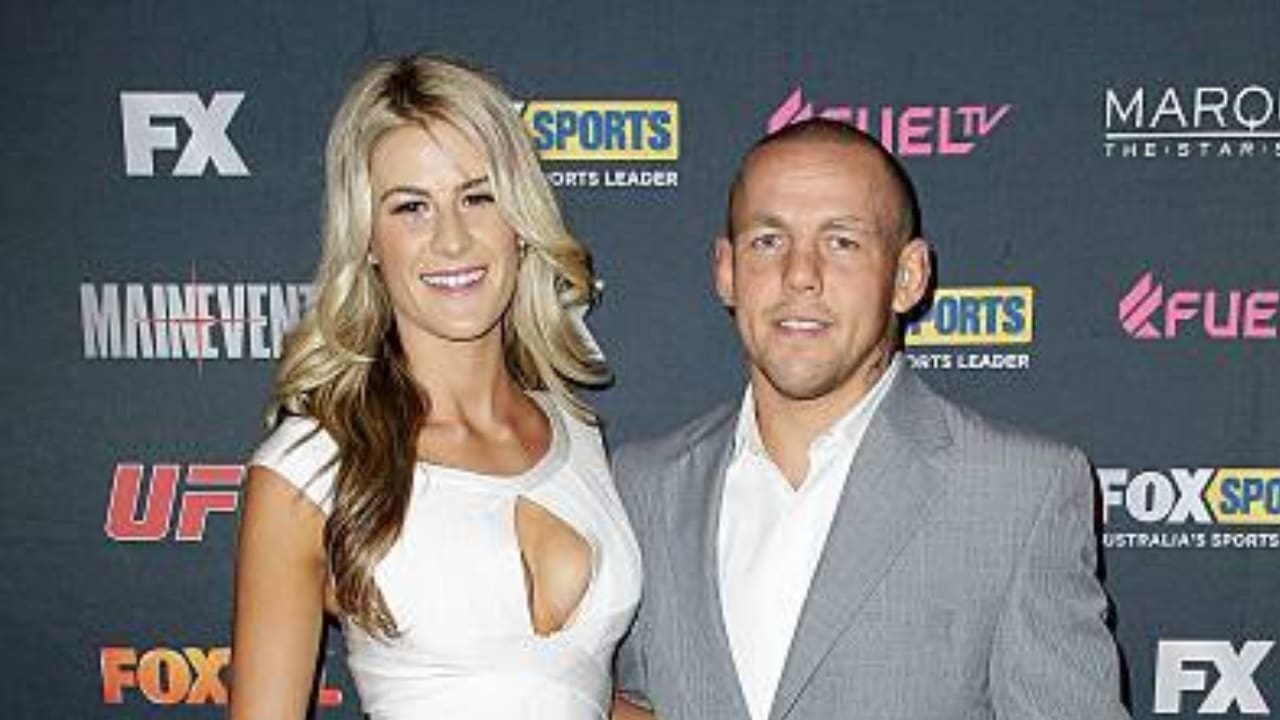 Ross Pearson with his wife Kristie Jane Pearson