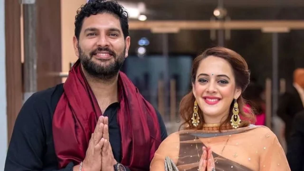Yuvraj Singh Net Worth in 2026: Contract, Wife Yuvraj Singh with his wife Hazel Keech