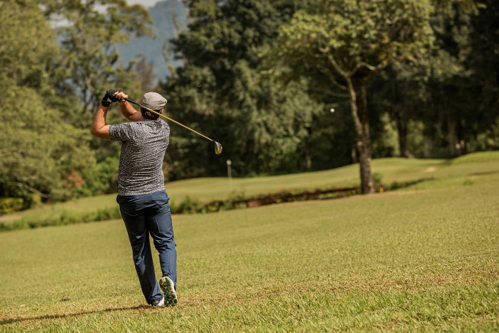 Professional golfer, Bali, Indonesia