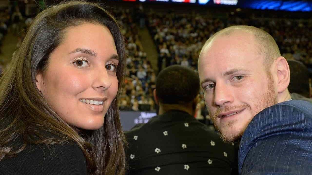 George Groves with his wife Sophie Groves