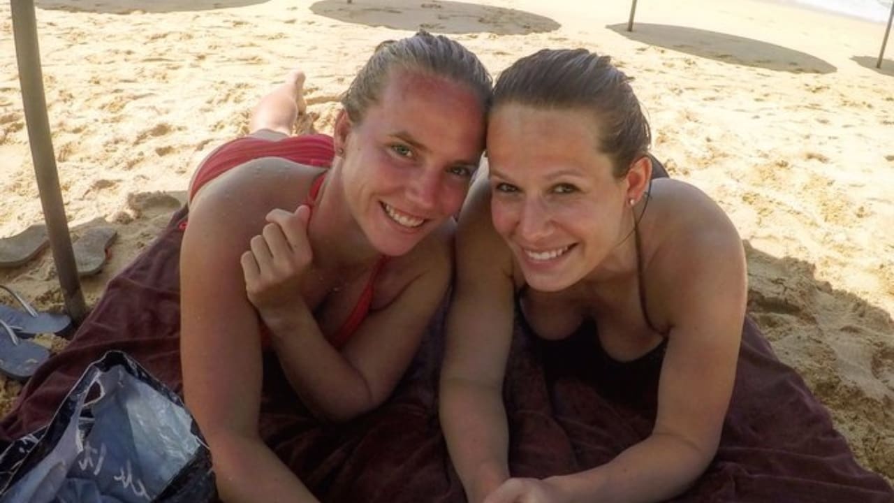 Richel Hogenkamp with her life partner