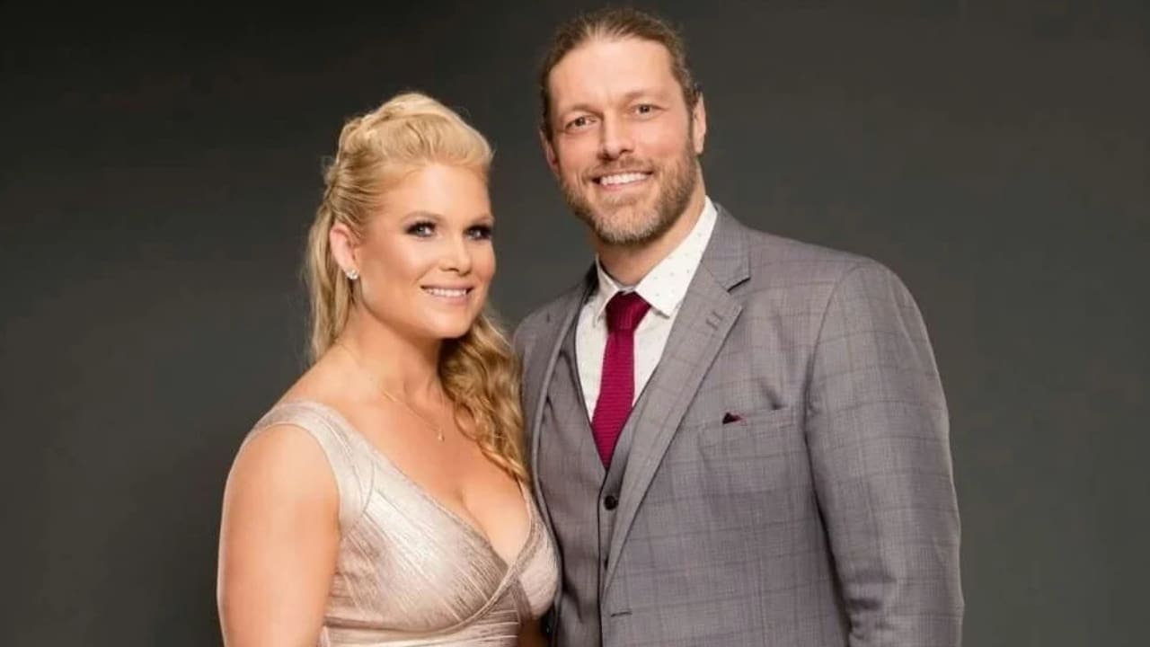 Edge with his wife Beth Phoenix