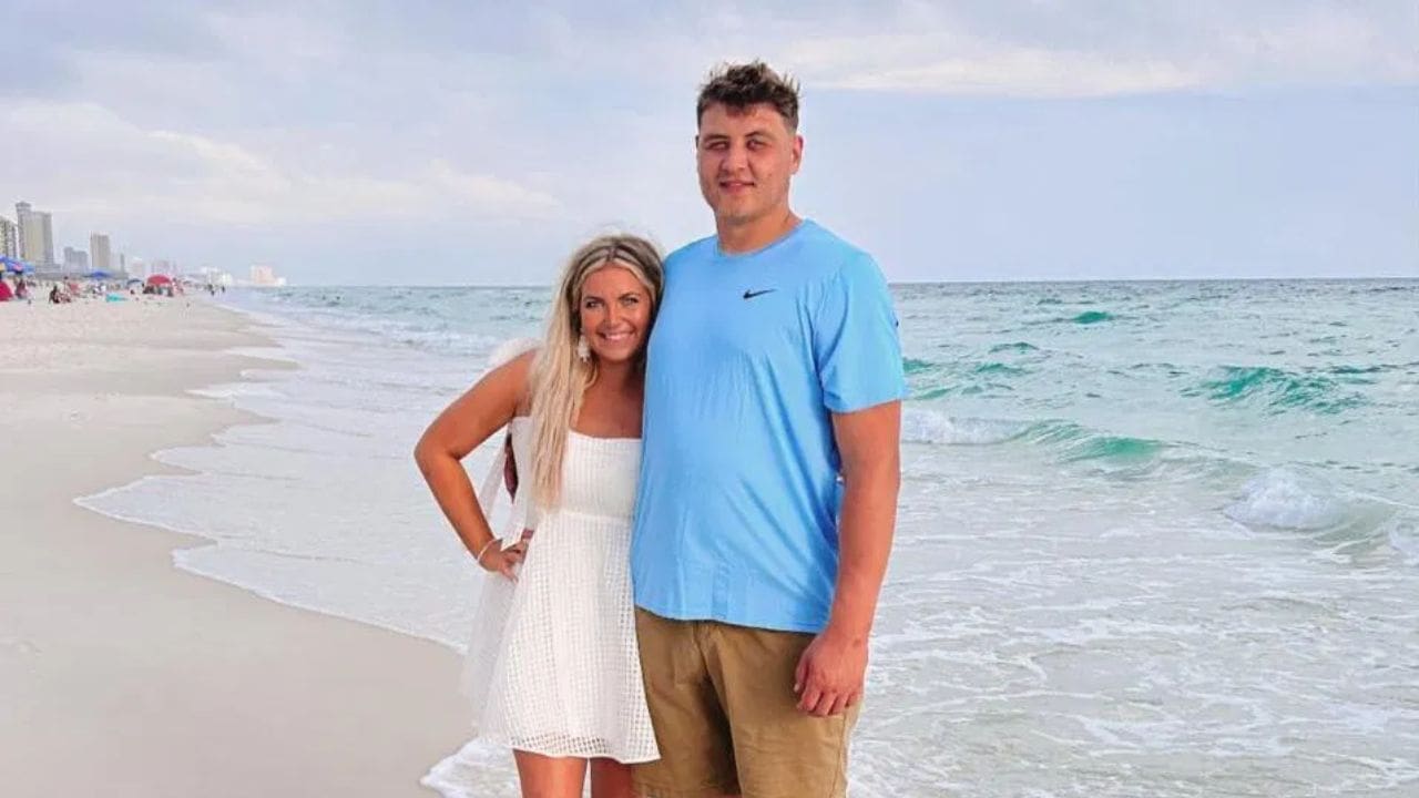 Ethan Driskell with his wife