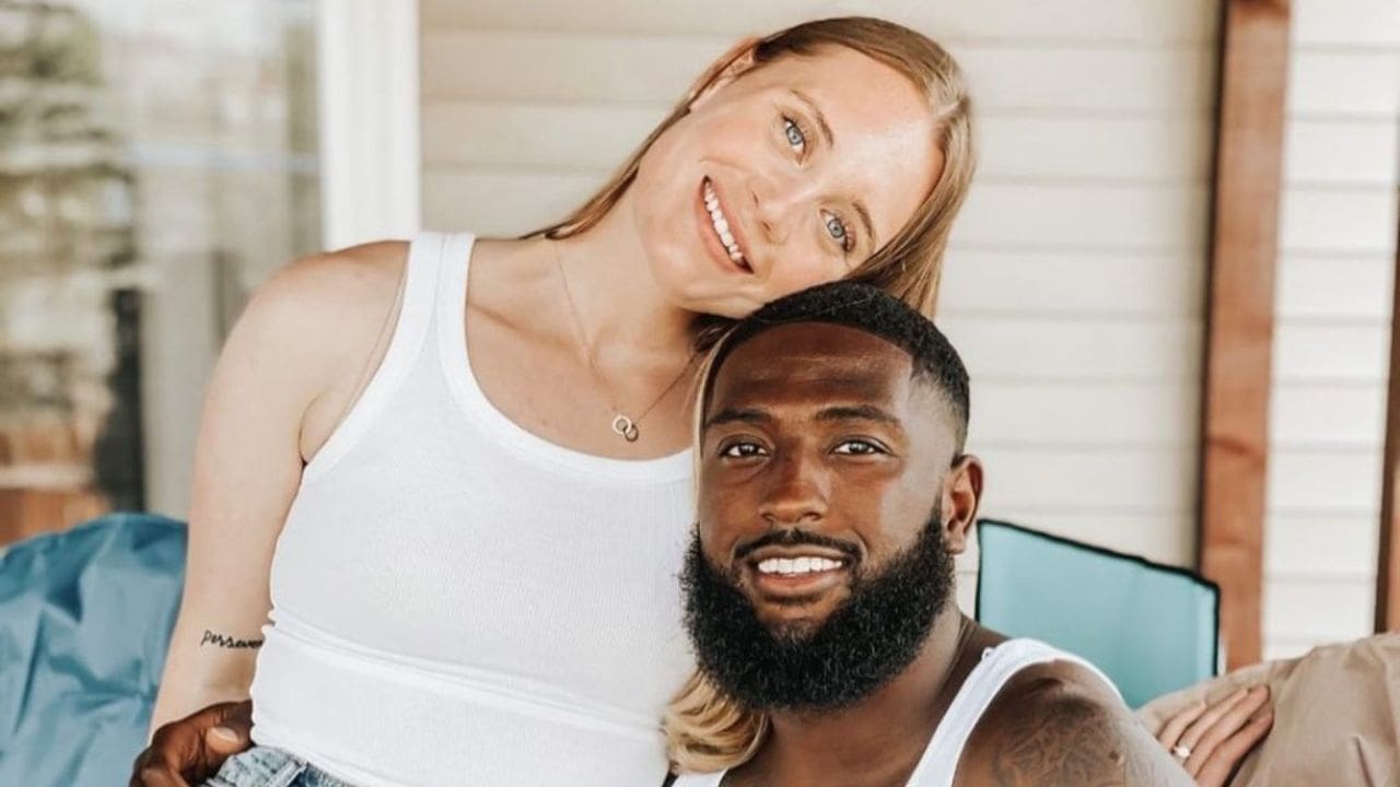 Parris Campbell with his wife