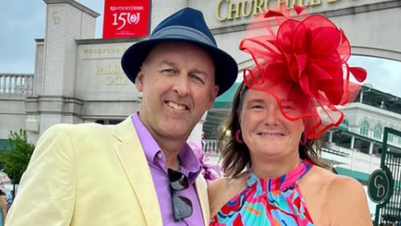 Cameron Percy his wife Katie Percy