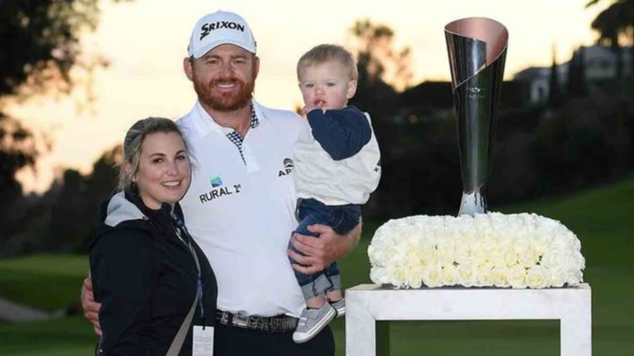 J.B. Holmes his wife Erica Kalbhin