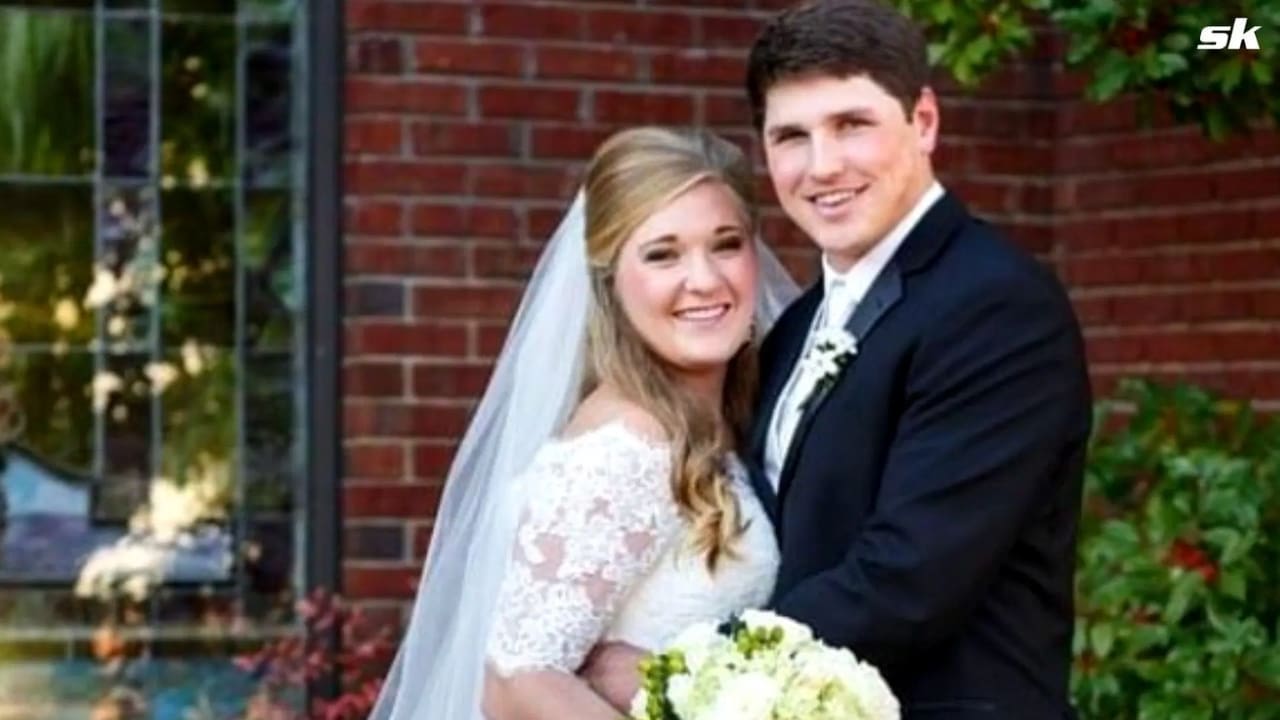 Hunter Renfroe his wife Courtney Beach Renfroe