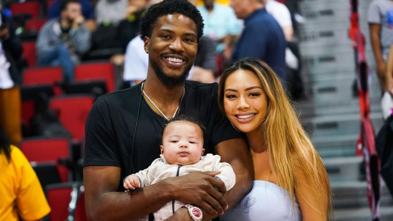 Malik Beasley his wife Montana Helena Klein Yao
