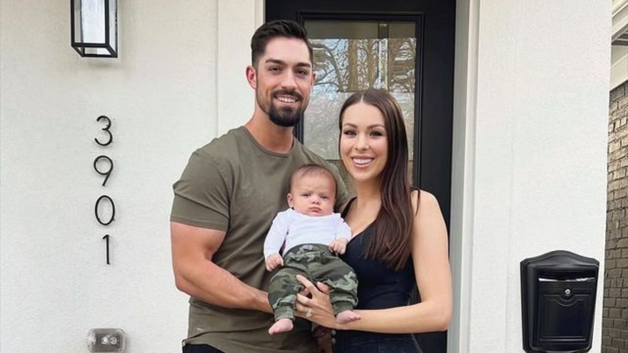 Randal Grichuk his wife Victoria Grichuk