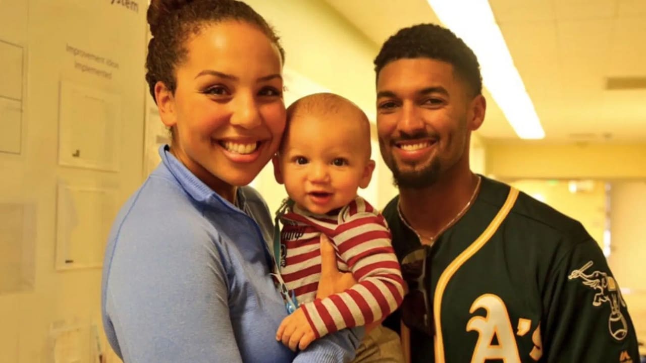 Marcus Semien his wife Tarah Murrey