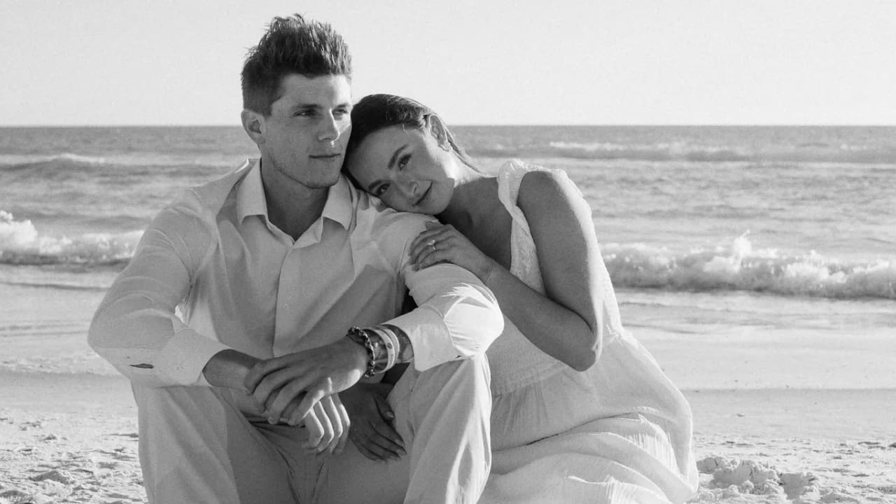Nick Maton his wife Bailie Smith