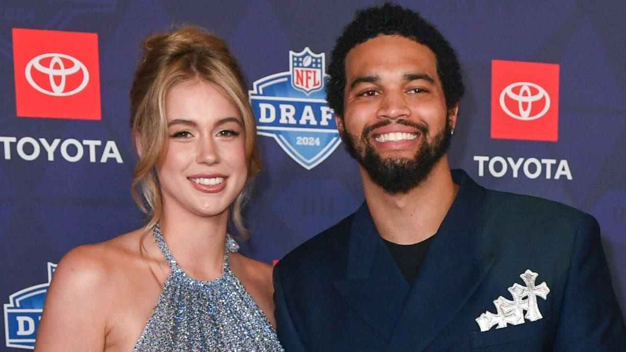 Caleb Williams his Girlfriend Alina Thyregod