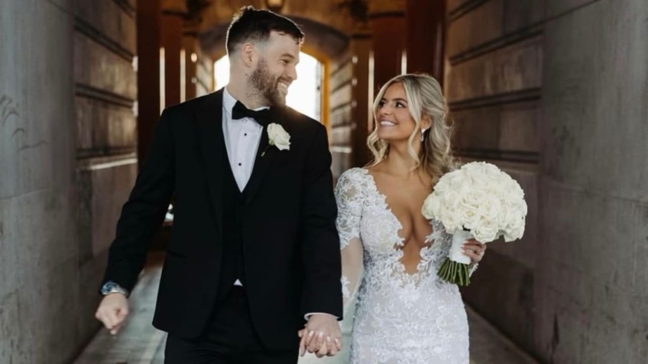 Chas McCormick his wife Courtney Zadinski