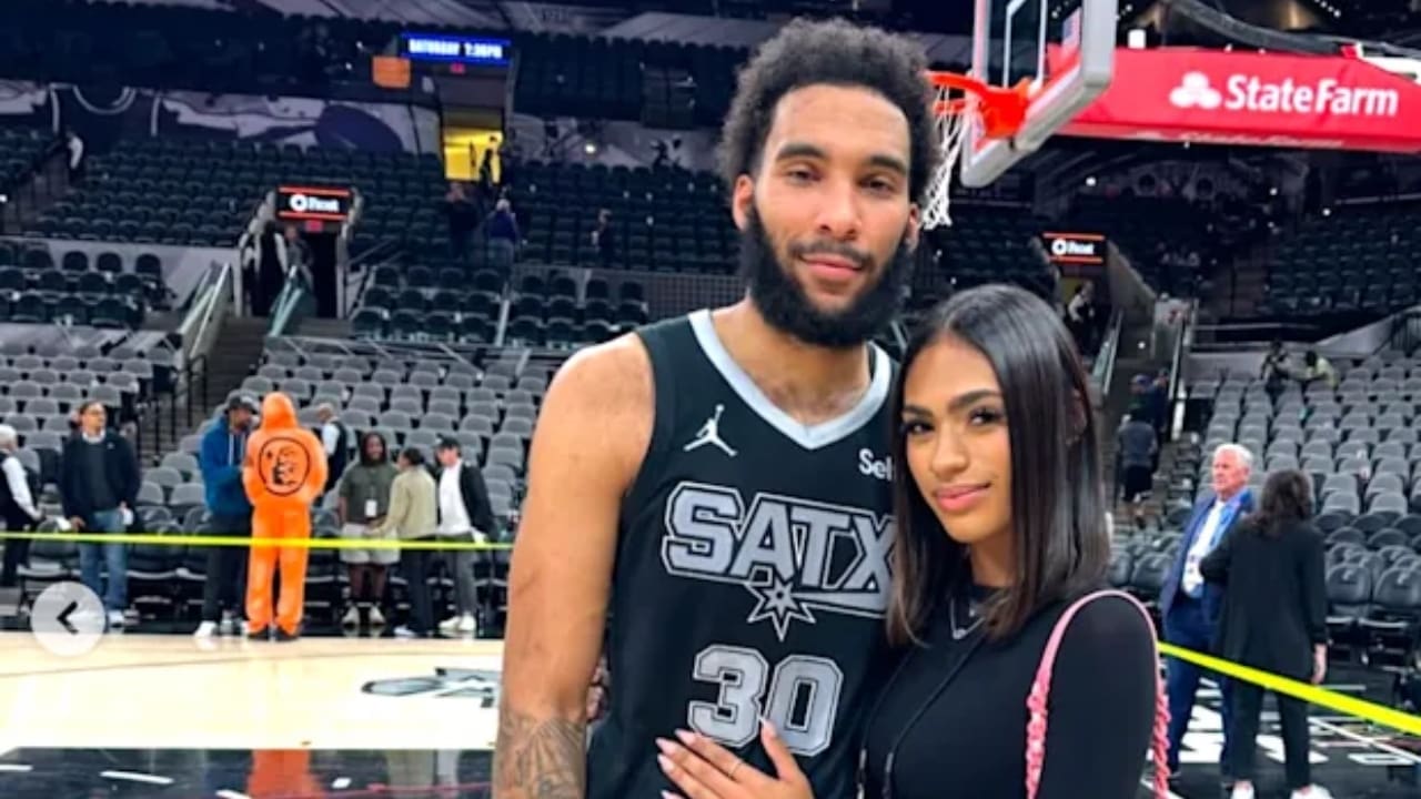 Julian Champagnie his wife Cassidy Velez