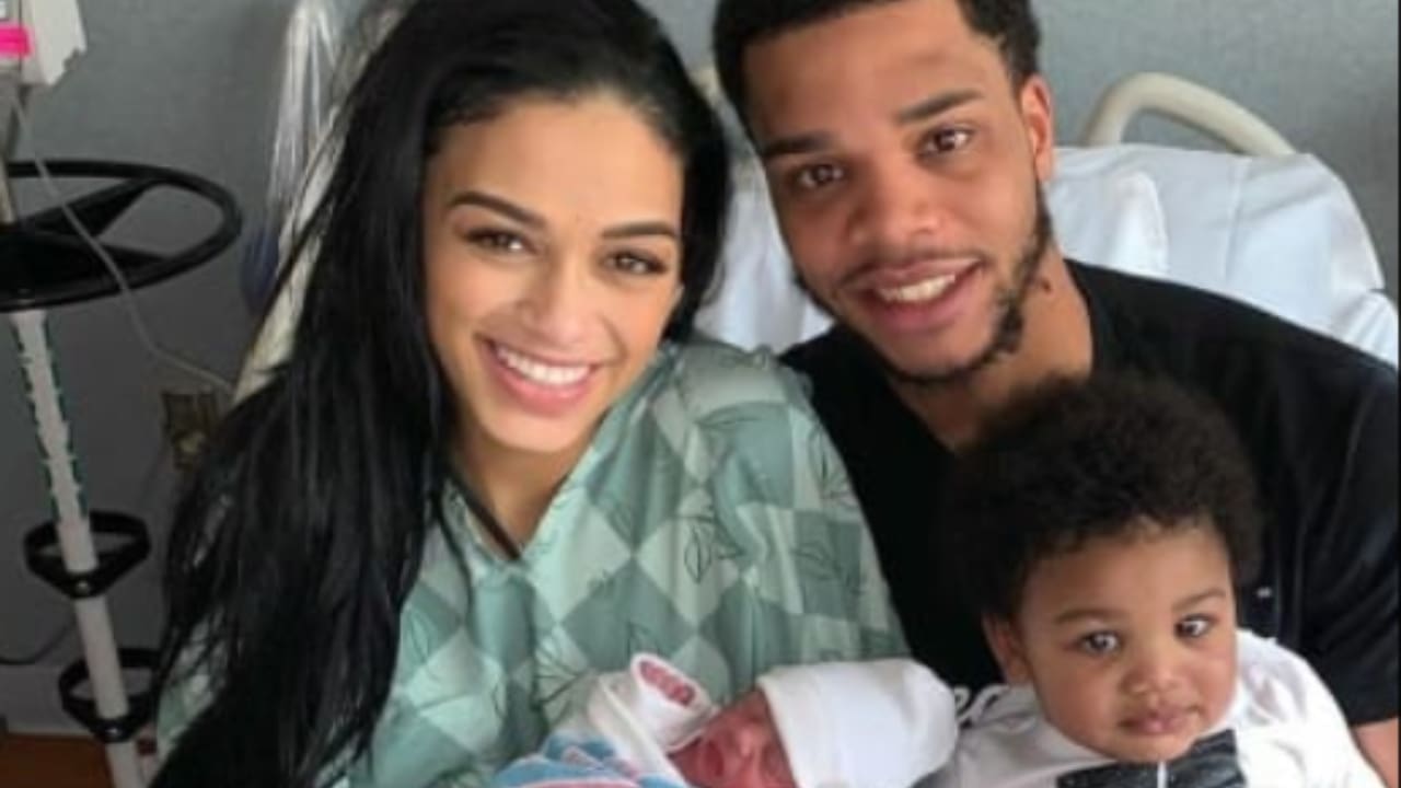 Miles Bridges his wife Mychelle Johnson