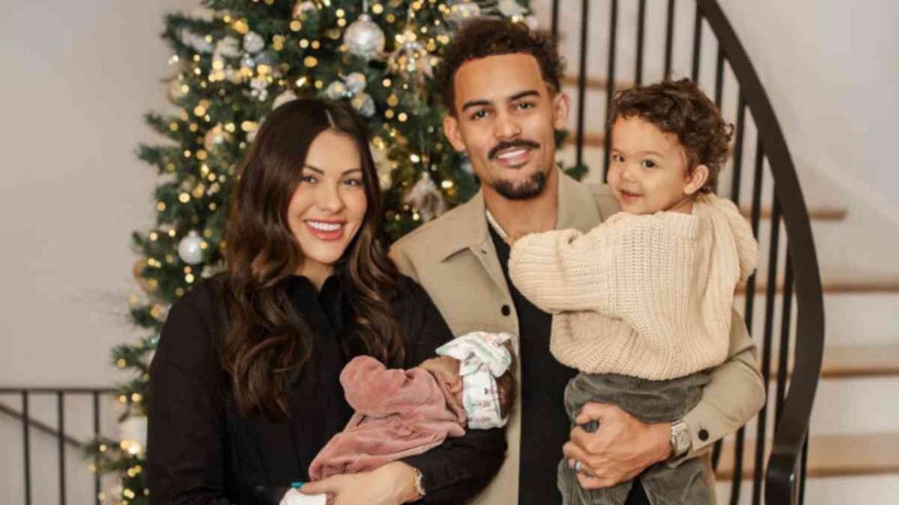 Trae Young his Wife Shelby Miller