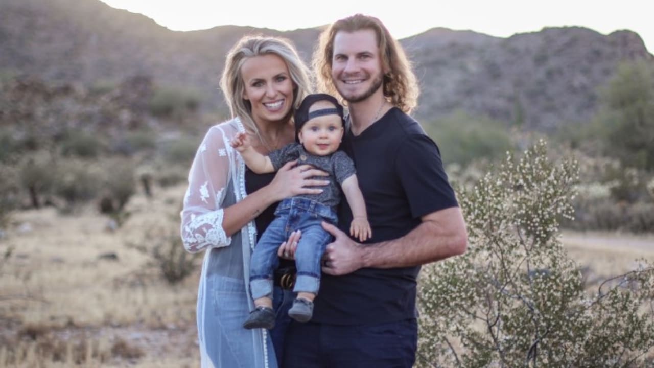 Travis Jankowski his wife Lindsey Jankowski