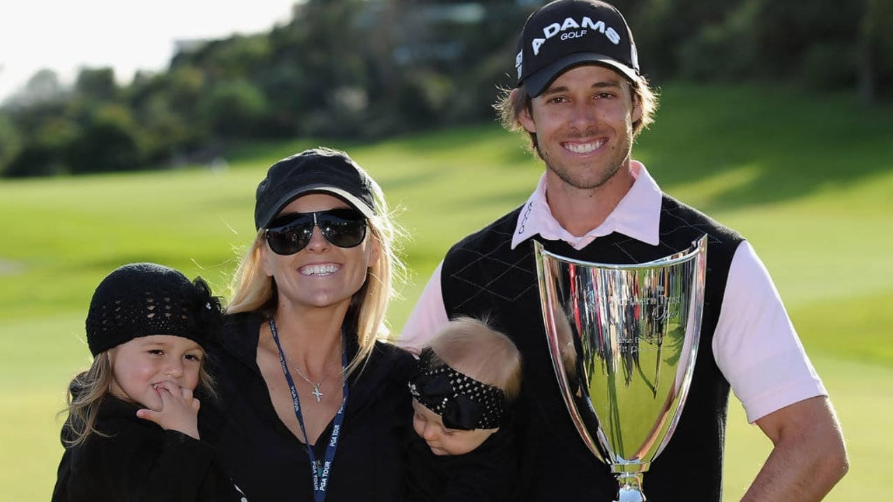 Aaron Baddeley his wife Richelle Baddeley