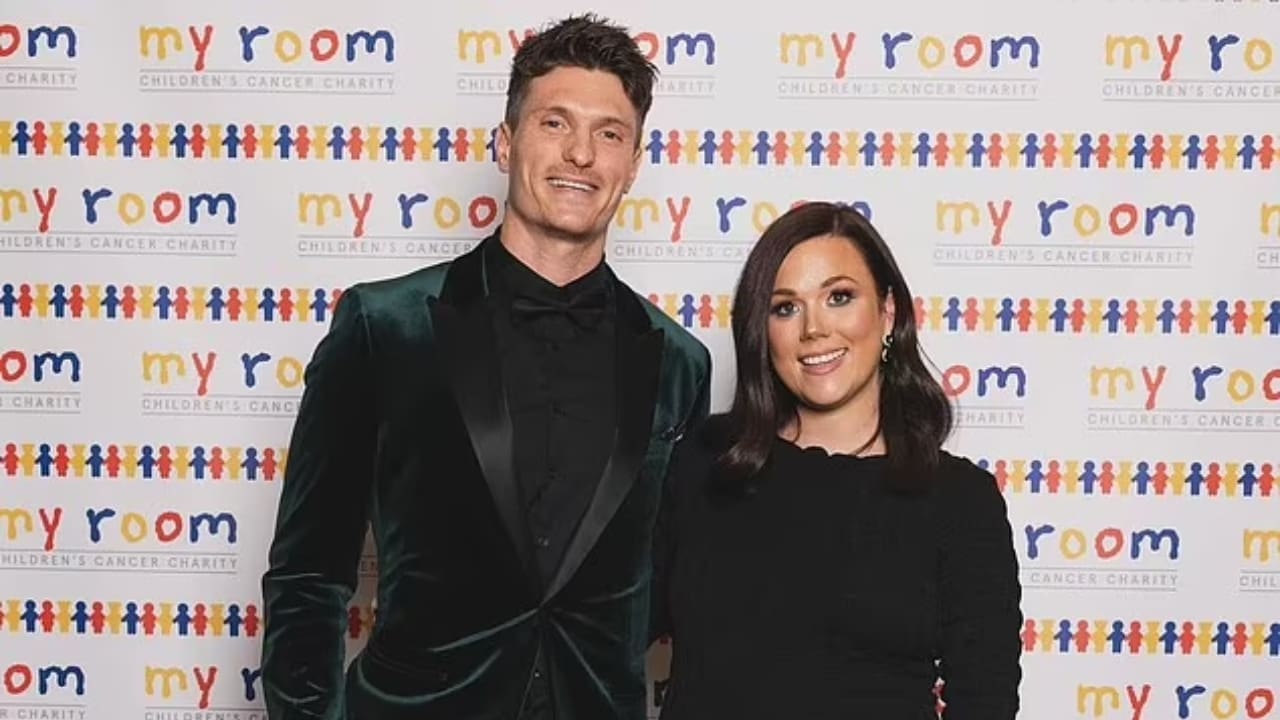 Brody Mihocek his wife Polly Frankcombe