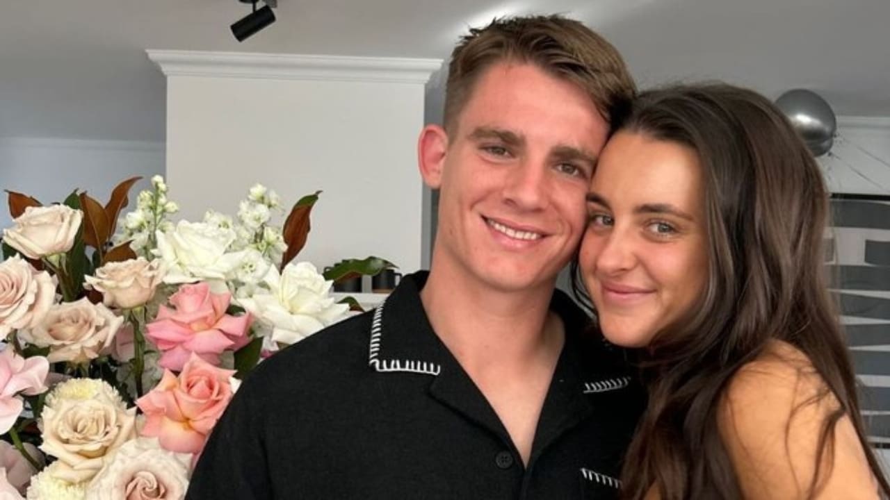 Caleb Serong his wife Chloe Furnari