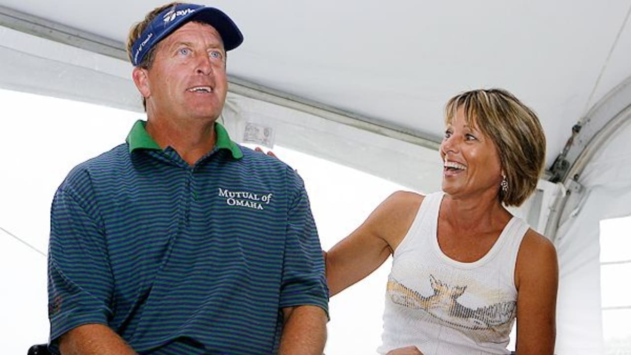 Fred Funk his wife Sharon Funk