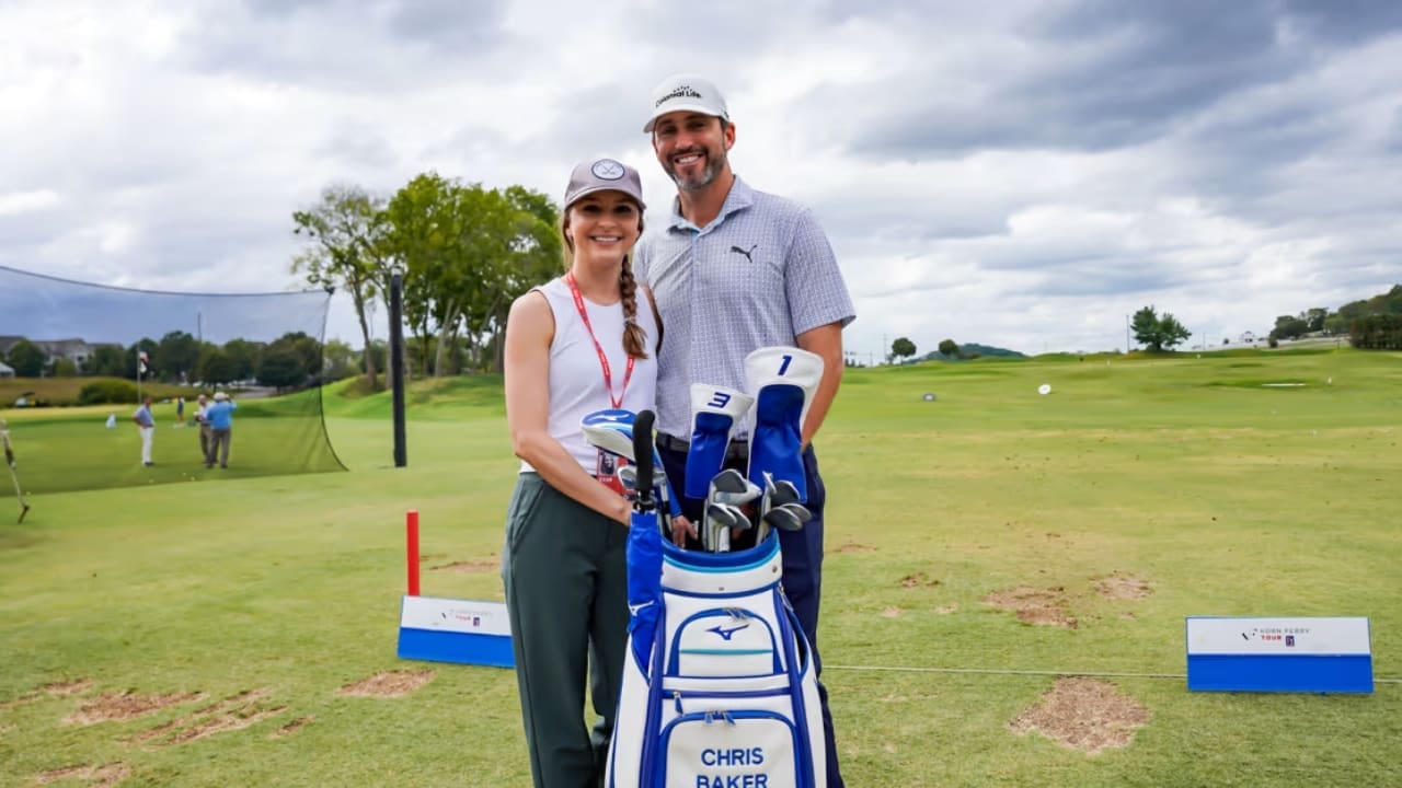 Chris baker his wife Kristen Baker