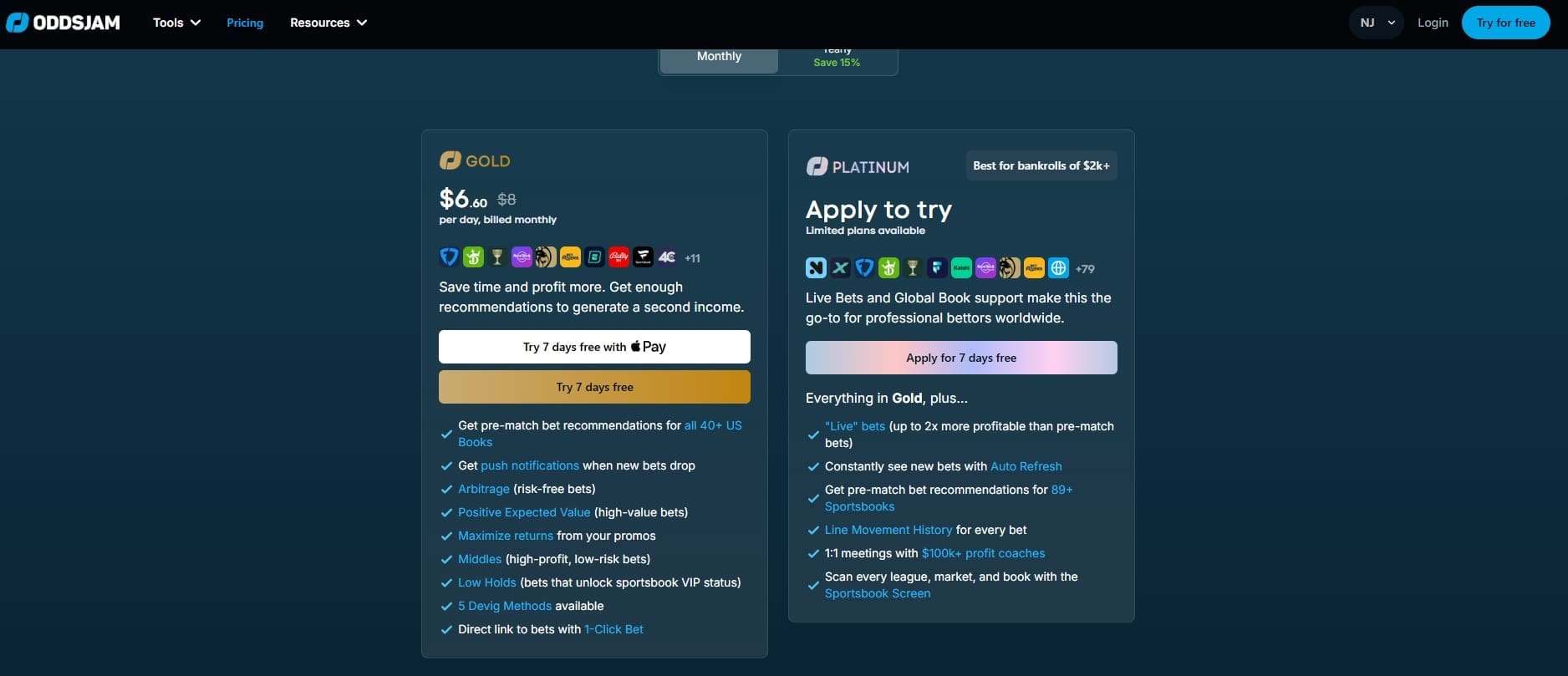 Top 6 Arbitrage Tools for 2025 – Detailed Reviews & Comparison OddsJam