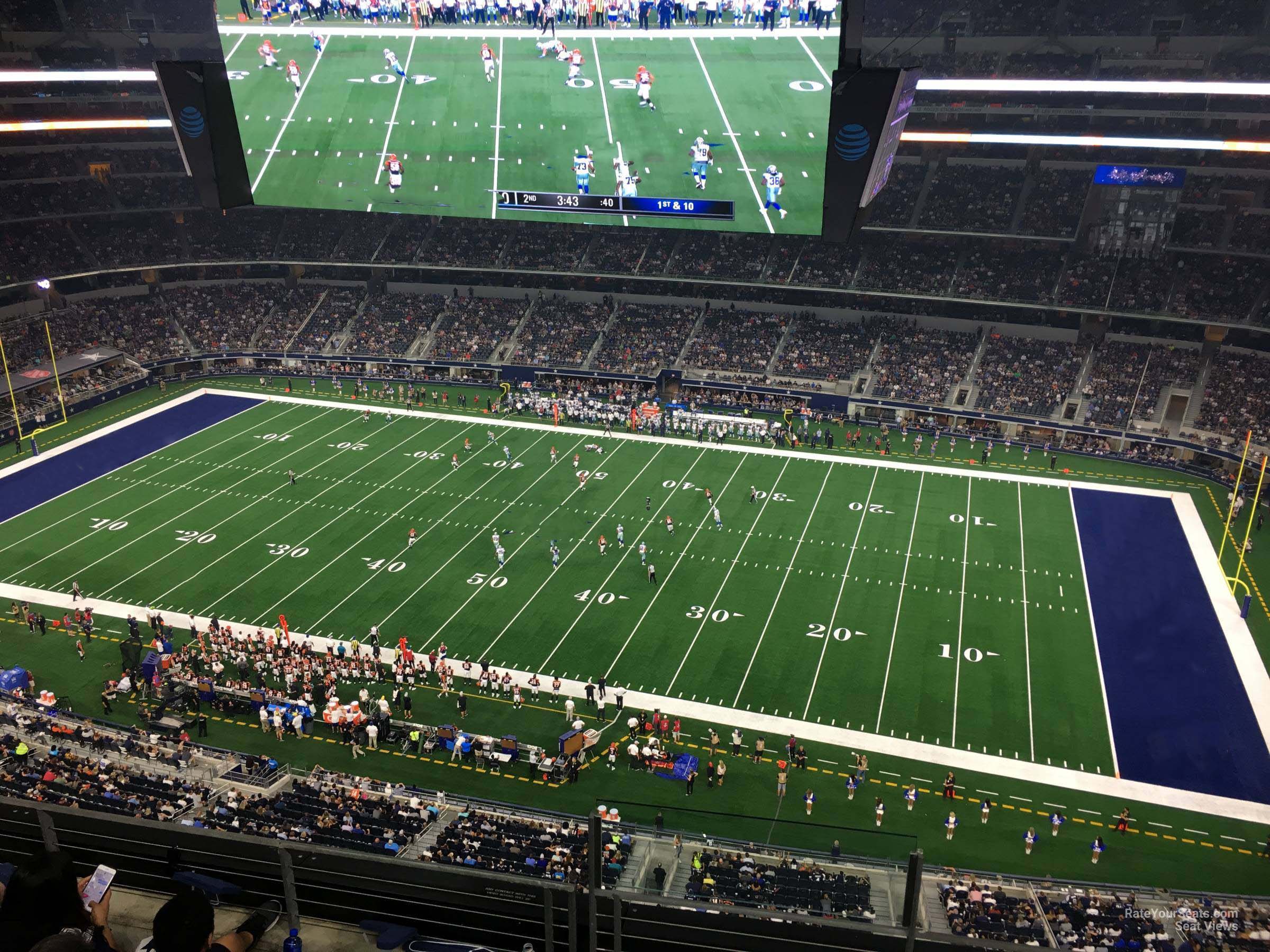 AT&T Stadium seating view AT&T Stadium seating view