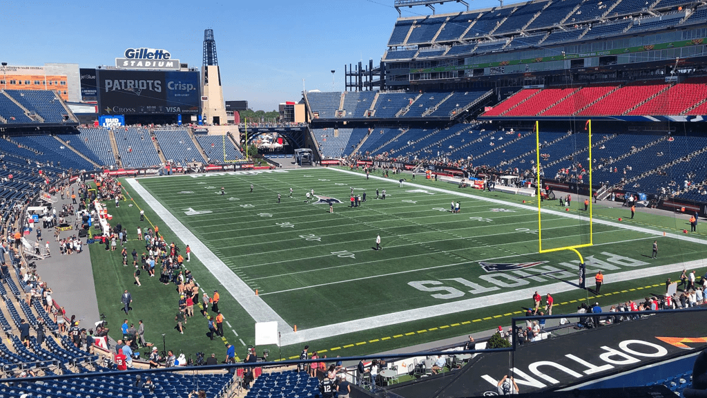 Gillette Stadium seating view Gillette Stadium seating view
