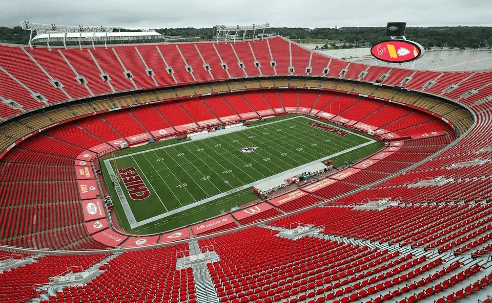 Kansas City Stadium seating view Kansas City Stadium seating view
