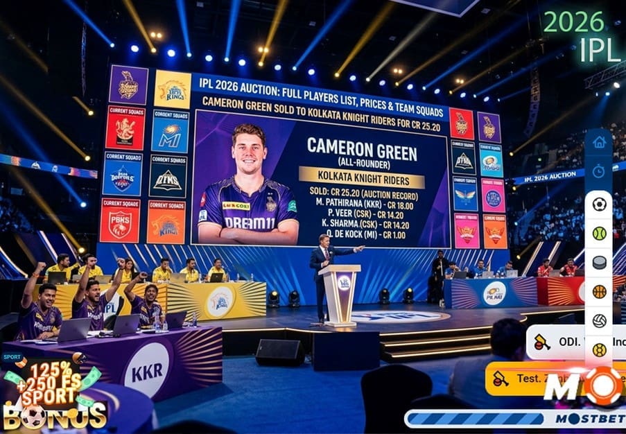 Full Players List in IPL 2026 Auction