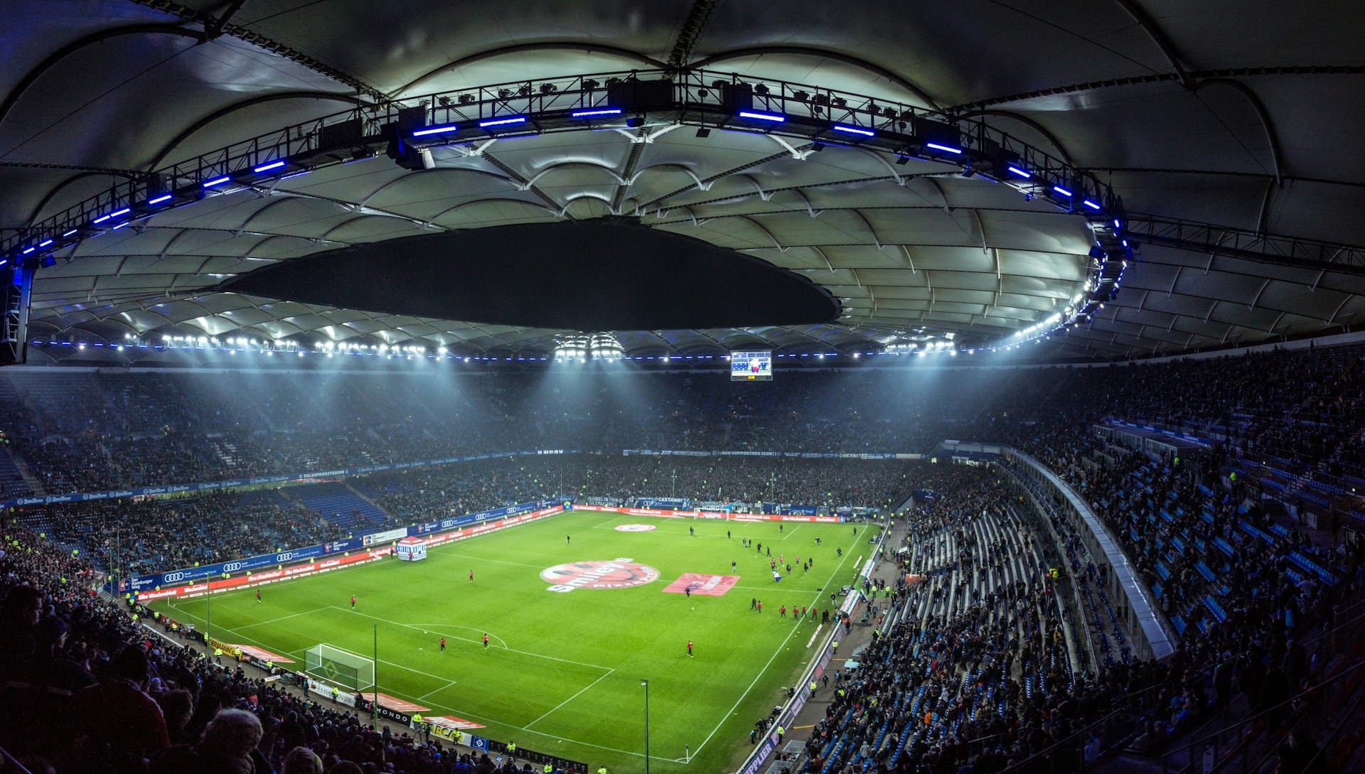 high angel photography of football stadium high angel photography of football stadium